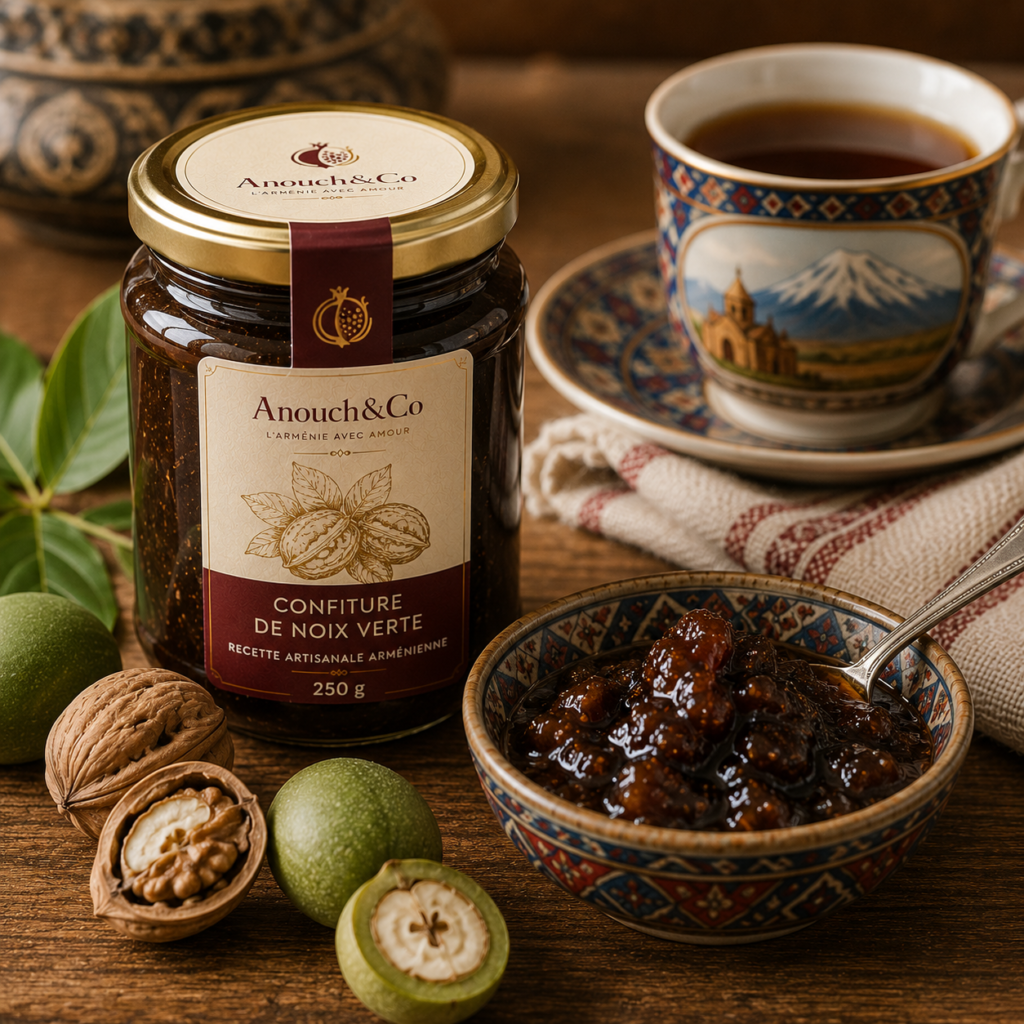 Confiture de noix verte